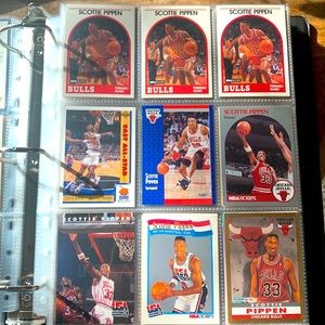Scottie Pippen lot - 6 cards